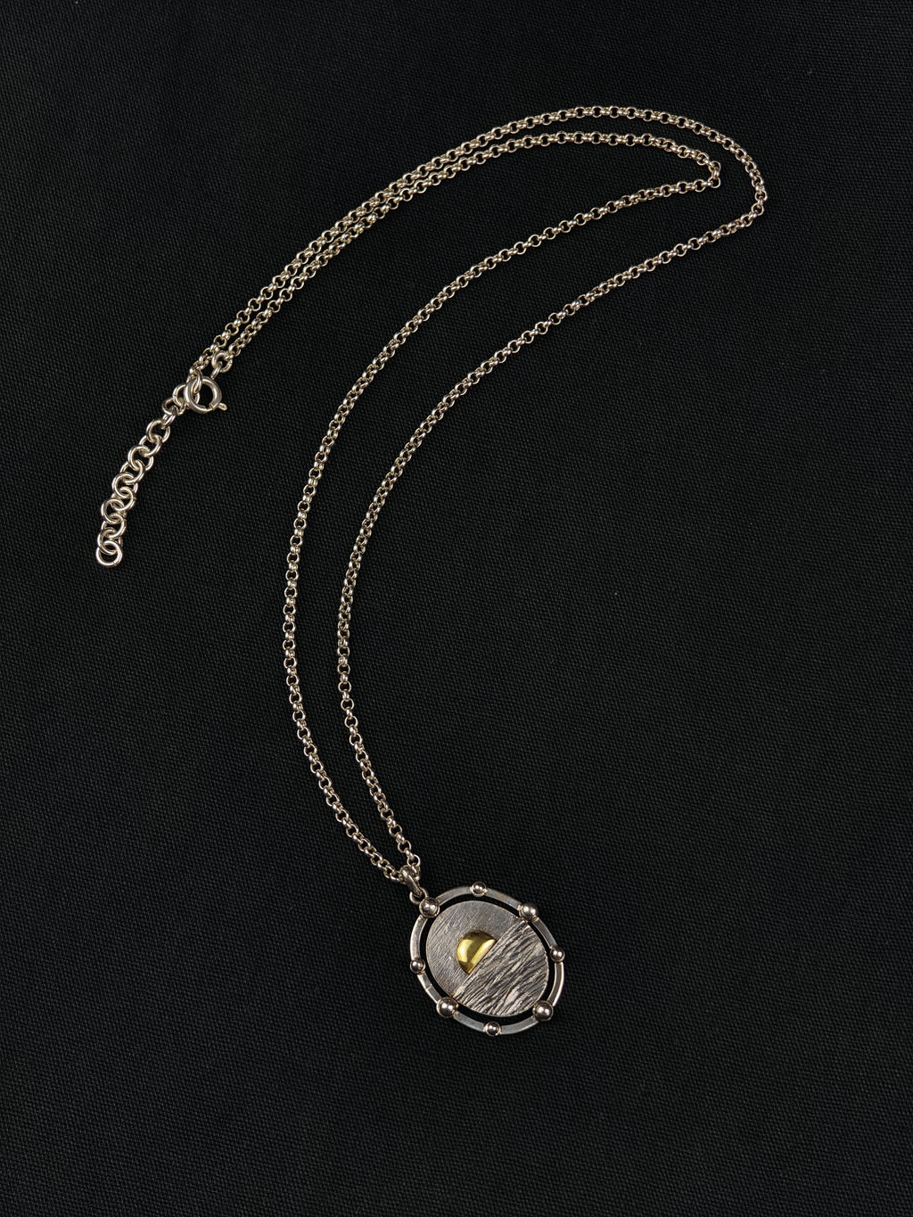 BALI SUNSET SILVER PENDANT
