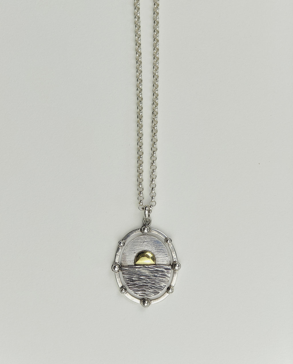 BALI SUNSET SILVER PENDANT