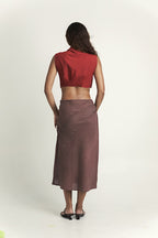 TENUN FLOW MIDI SKIRT