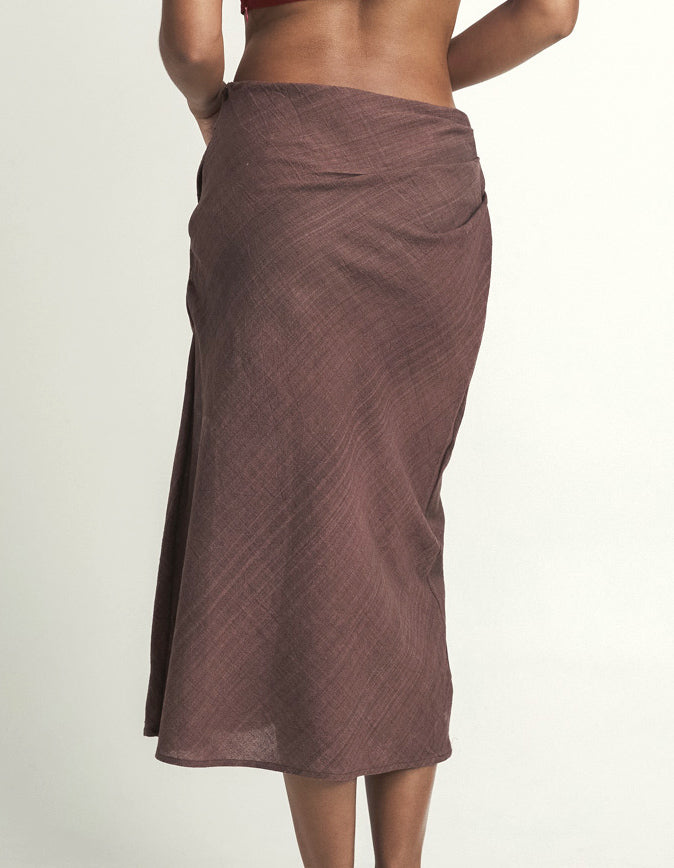 TENUN FLOW MIDI SKIRT