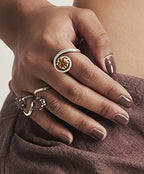 AYATI RING - CITRINE STONE