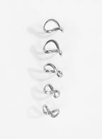 AIR RINGS SET - SILVER
